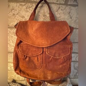 Fossil Vintage Leather Backpack